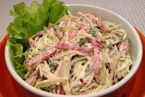 Вкусный и легкий салат — готовим за 5 минут 1