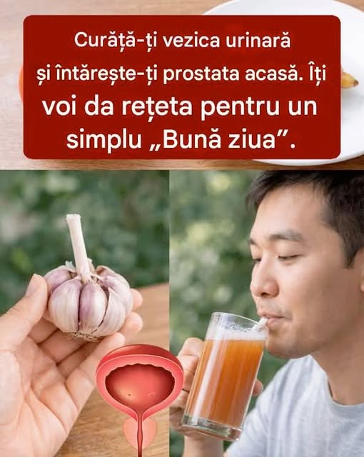 Curăță-ți vezica urinară și întărește-ți prostata acasă.