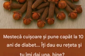 Mestecă cuișoare, asta mi-a spus doctorul meu, îți voi fi mereu recunoscător.