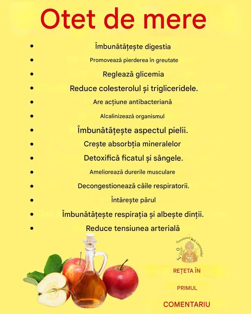 Oțet pe stomacul gol pentru a-mi face circulația.