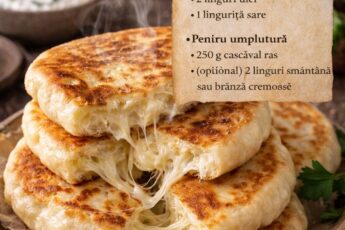 Plăcinte la tigaie cu cașcaval (rapide și foarte gustoase)