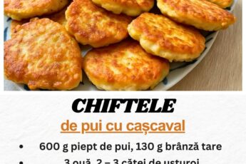 Cele mai gustoase chiftele de pui cu cașcaval – fragede, suculente și cu miez topit