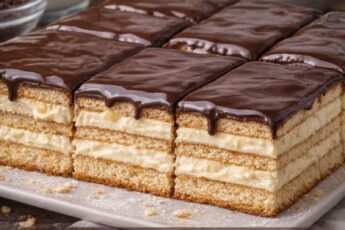 Prăjitură cu biscuiți (fără cuptor) – rapidă, cremoasă și irezistibilă