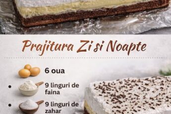 Prăjitura „Zi și Noapte” – desertul perfect în două culori