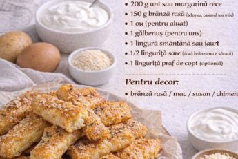 Sărățele cu brânză – crocante, fragede și perfecte pentru orice ocazie