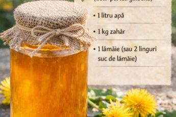 Sirop de păpădie – rețetă naturală, aromată și cu gust de primăvară