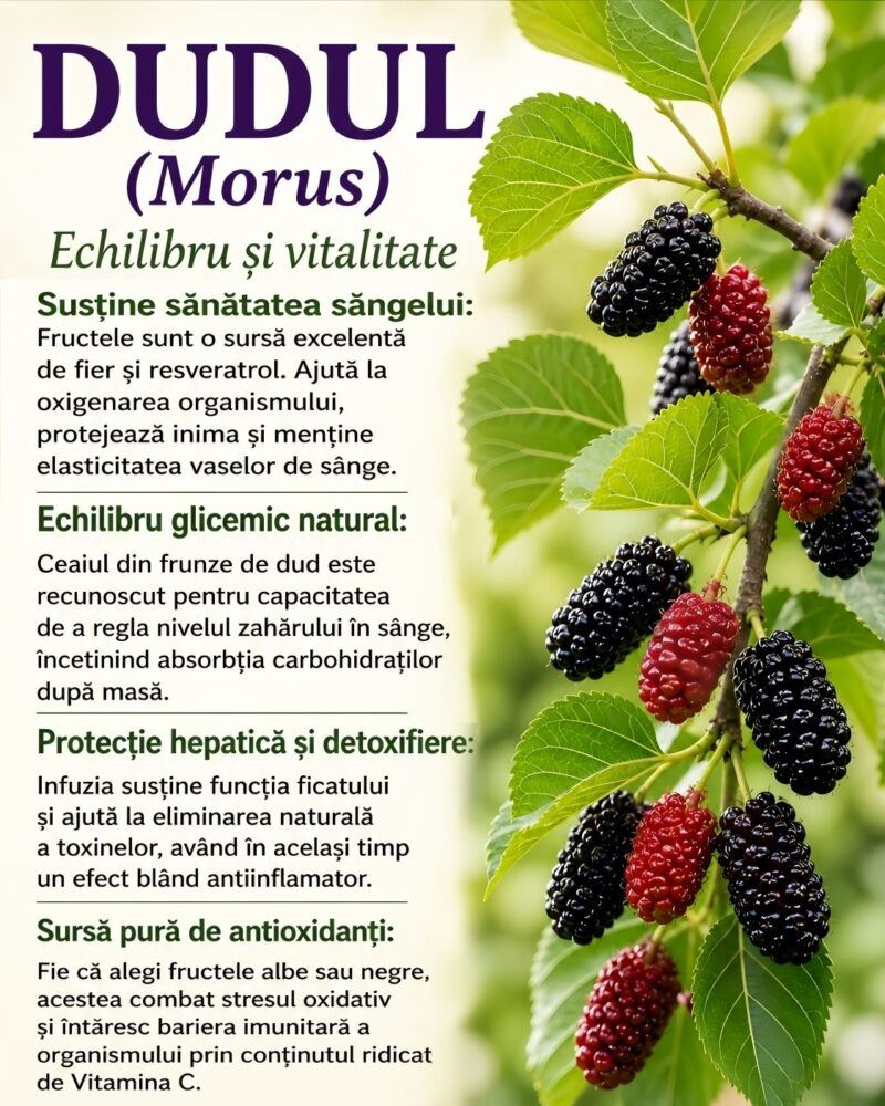 DUDUL (Morus) 🌿 – puterea naturii în echilibrul organismului