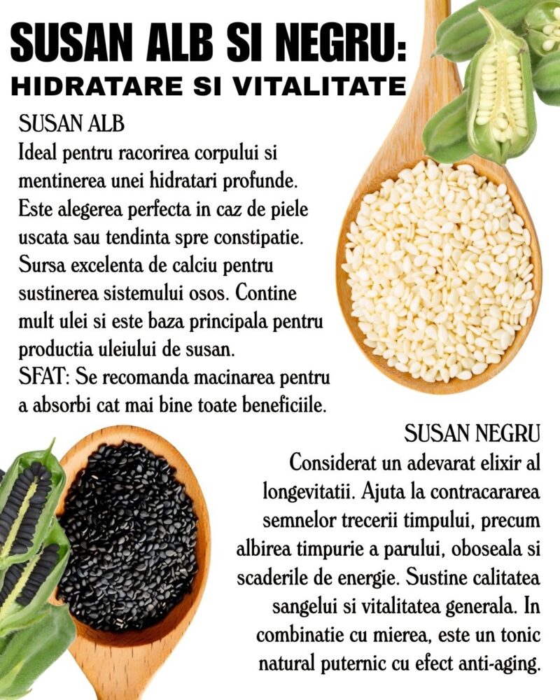 Stiai ca susanul este considerat unul dintre cele mai vechi si puternice alimente-medicament din lume?