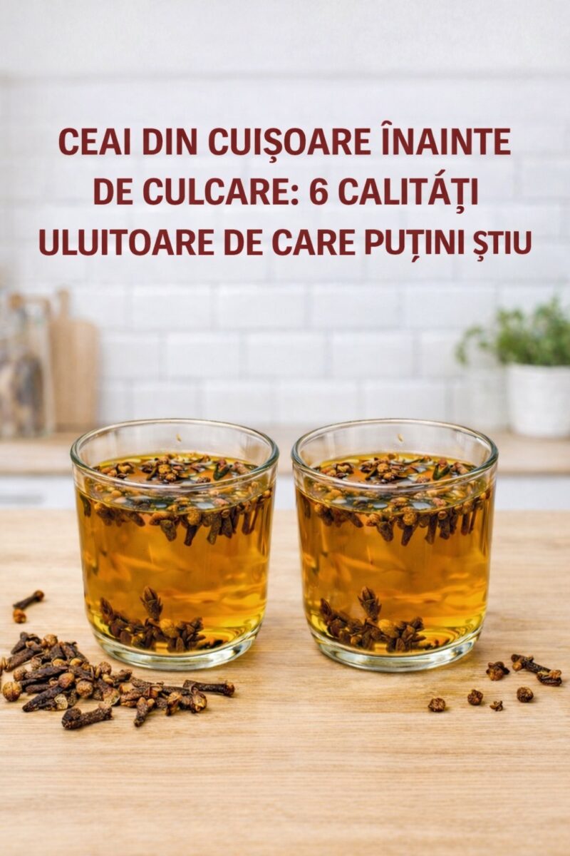 Ceai din cuișoare înainte de culcare