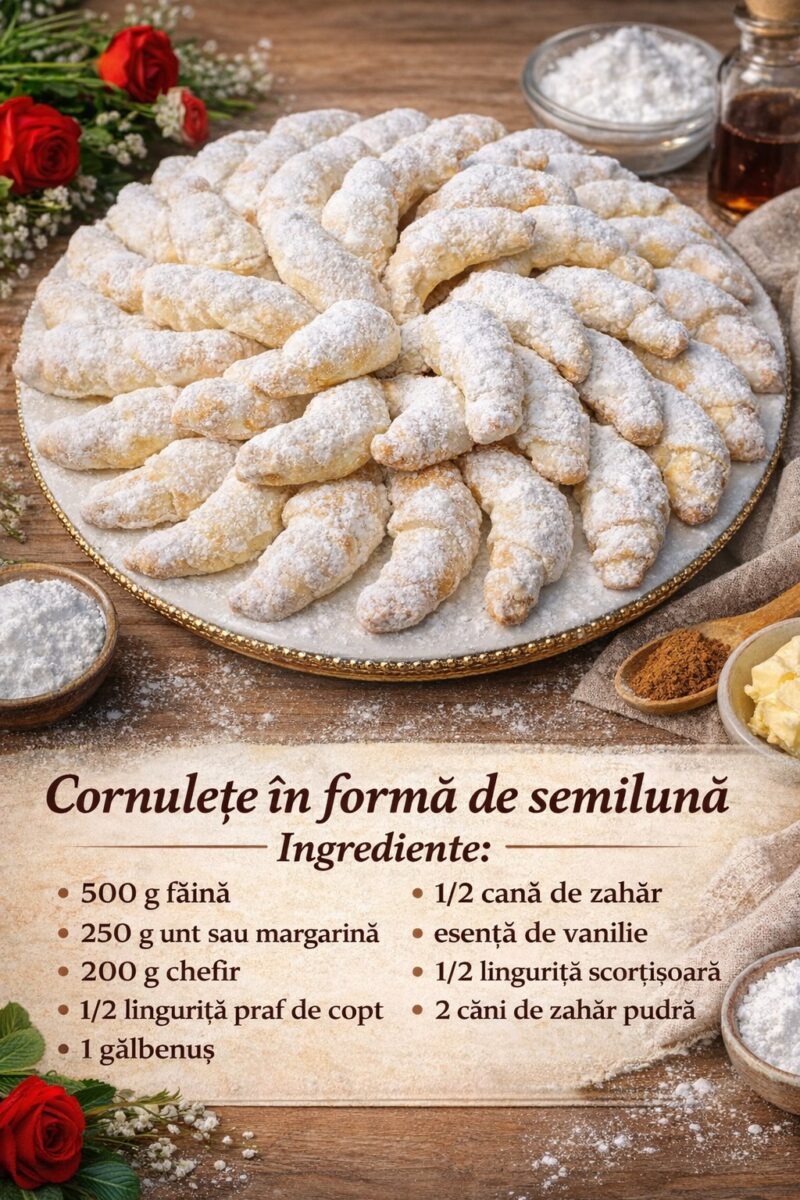 Cornulete in forma de semiluna- Le fac foarte des, sunt pe placul tuturor