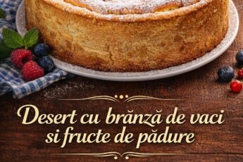 Desert cu branza de vaci si fructe de padure- Combinatia perfecta cand vine vorba de arome