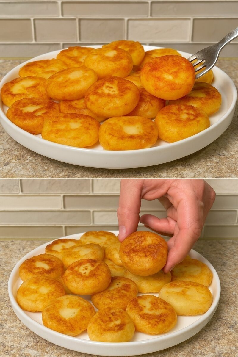 Doar 2 cartofi. Dumnezeule, cât de gustos şi ieftin. Mai bun decât cartofii prăjiți.