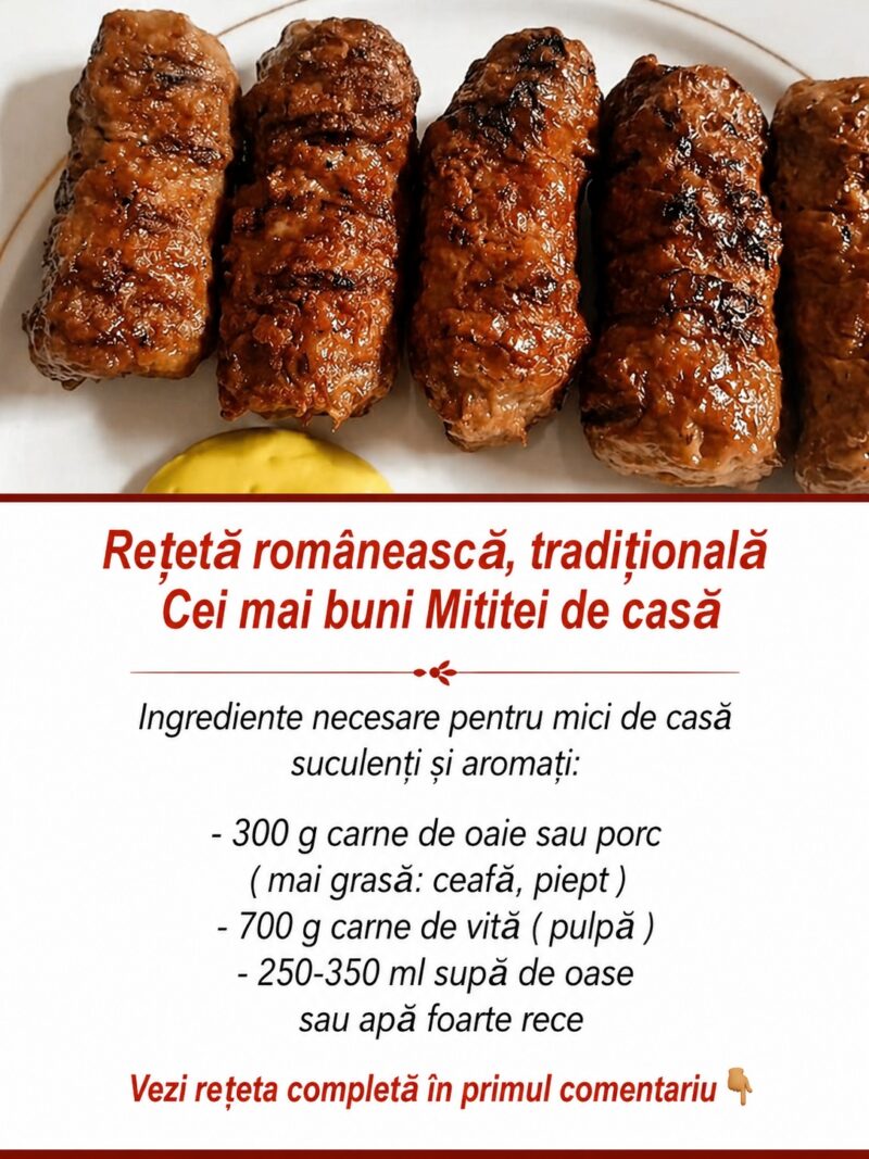 ețetă românească, tradițională – Cei mai buni Mititei de casă – Foarte pufoși și foarte gustoși