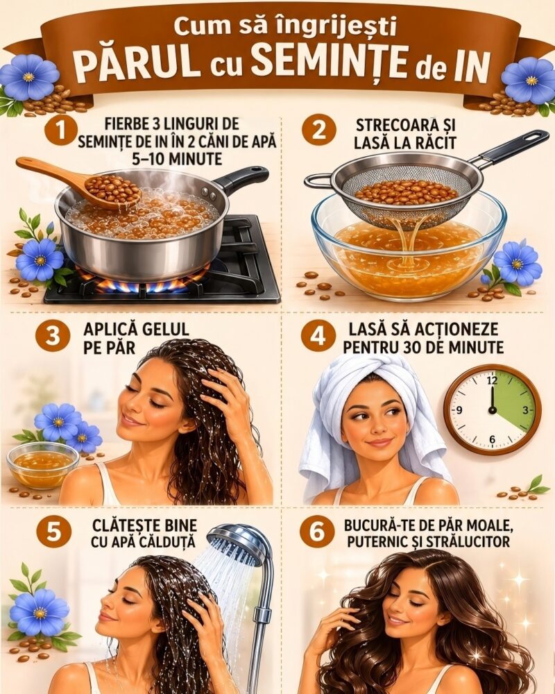 Ghid complet pentru un păr superb: Tratamentul natural cu gel din semințe de in!