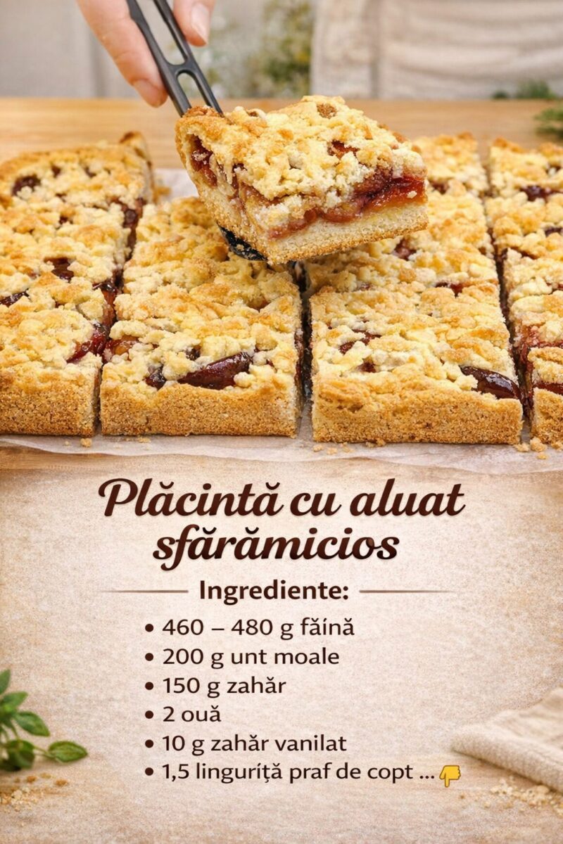 Placinta delicioasa, aromata, cu aluat sfaramicios- Aluat ideal pentru orice umplutura de sezon