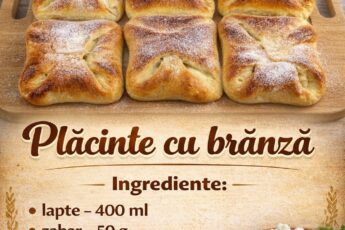 Placinte cu branza- Delicioase, simple si usor de preparat