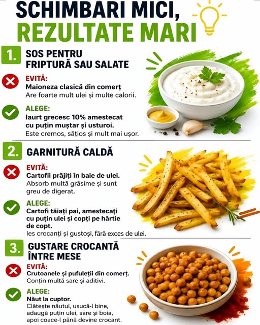 SCHIMBĂRI MICI, REZULTATE MARI
