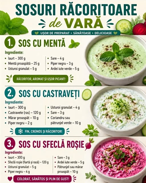 SOSURI RĂCORITOARE de VARĂ