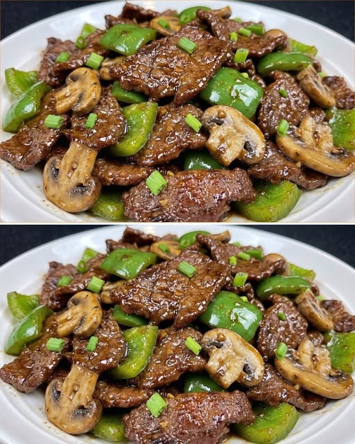 Nimeni nu știe acest secret! Carne suculentă de vită și ardei gras prăjiți! 