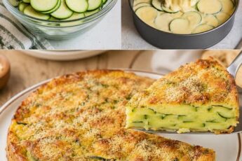 Zucchini, ouă și brânză - 30 minute la cuptor și primești o plăcintă care dispare de pe masă prima