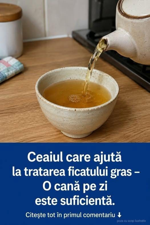 Ceaiul care ajuta la tratarea ficatului gras – O singura cana pe zi este suficienta...
