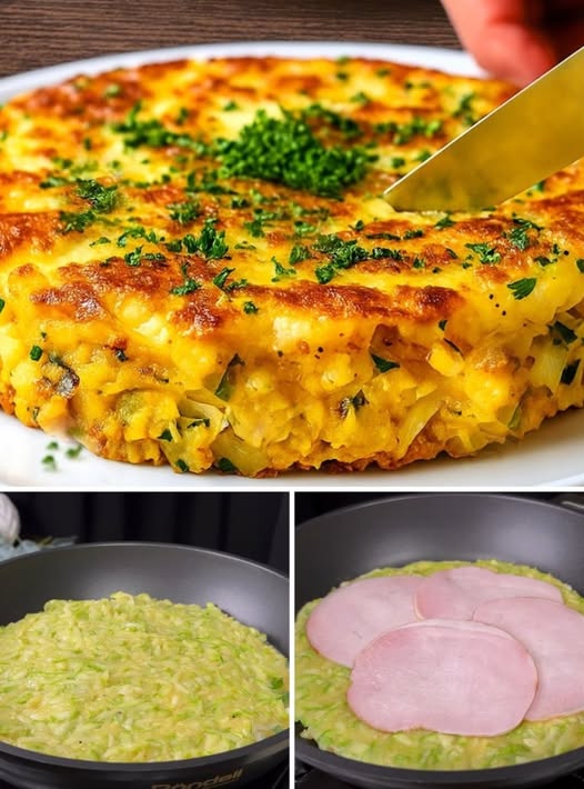Dovlecei și două ouă! Nu am mâncat niciodată dovlecei atât de delicioși! Rețetă ușoară.