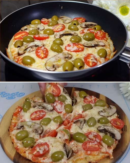 Nu mai cumpărăm pizza! Aluat lichid, Pizza fără frământare - Nu este nevoie de cuptor!