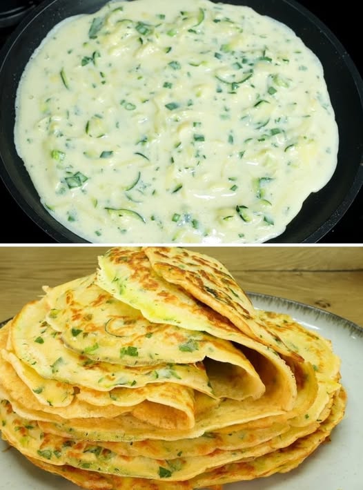 Pur și simplu rade 1 dovlecei și 1 cartof! Nu am gătit niciodată un așa delicios.