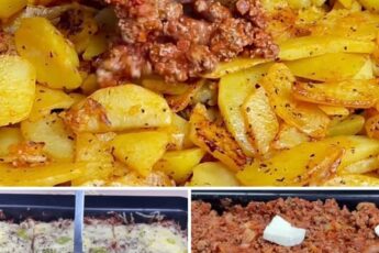 Pur și simplu toarnă carnea tocată peste cartofi!! ️ Cină ușoară delicioasă!
