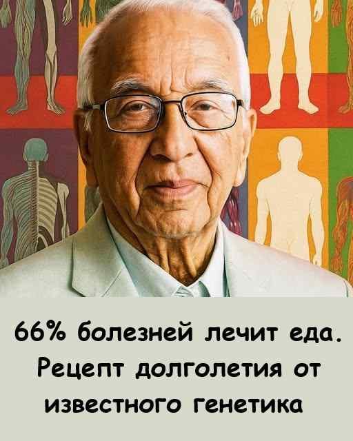 66% болезней лечит еда. Рецепт долголетия от известного генетика.