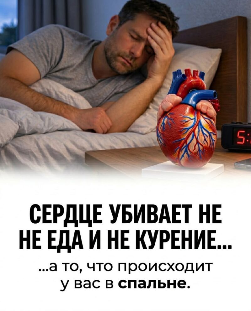 Не еда и не курение, а то, что происходит в вашей спальне, — вот что на самом деле губит сердце