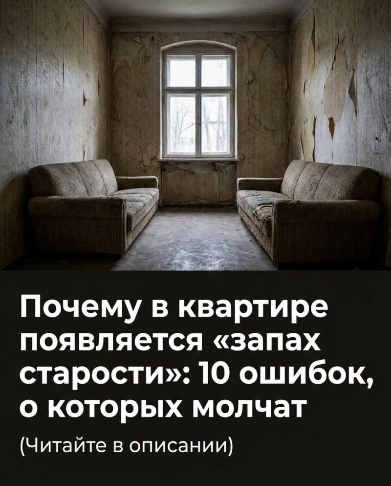 Почему в доме появляется запах старости: 10 ошибок, о которых принято молчать