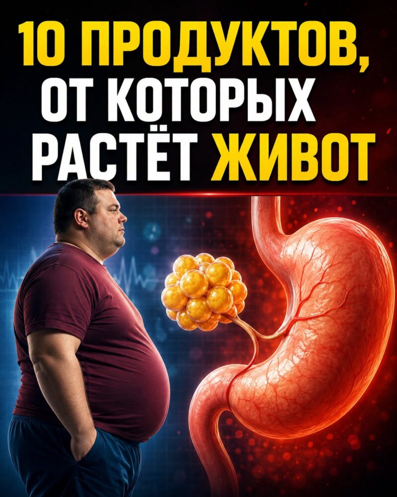 Некоторые продукты незаметно превращаются в жир именно на животе.