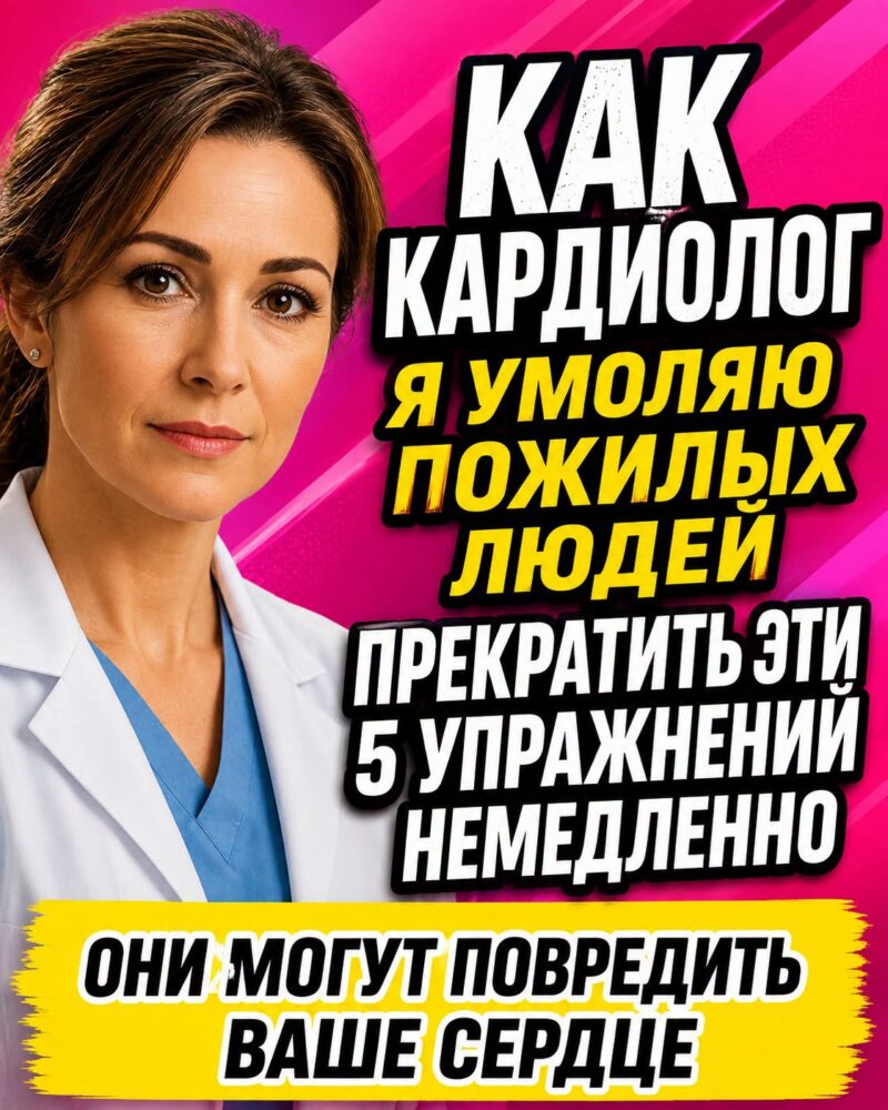 Пожилым людям стоит срочно перестать делать эти 5 упражнений.
Они могут незаметно вредить сердцу 😮
Подробнее — в комментарии 