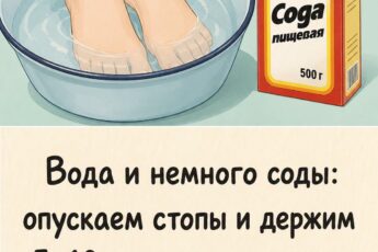 ода и немного соды: опускаем стопы и держим 5-10 минут в конце дня. Рассказываю в комментарии, что это дает 👇