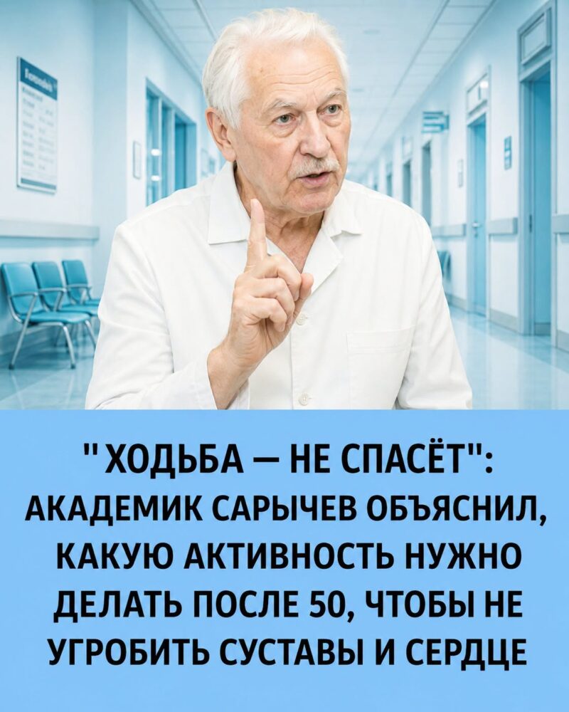 «Шагомер в топку: что действительно продлевает молодость после 50 (совет от академика)». Рассказываю в первом комментарии ниже...