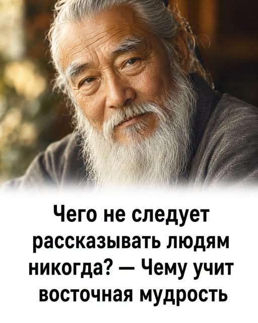 Чего не следует рассказывать людям никогда? — Чему учит восточная мудрость