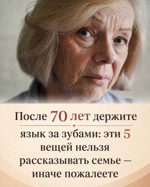 После 70 лет держите язык за зубами: эти 5 вещей нельзя рассказывать семье – иначе пожалеете