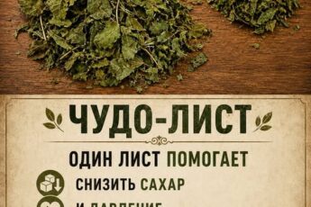 ПОЖИЛЫЕ ЛЮДИ!! Этот 1 лист помогает снизить сахар и давление, уменьшить боли в теле и холестерин, а также улучшить кровообращение.