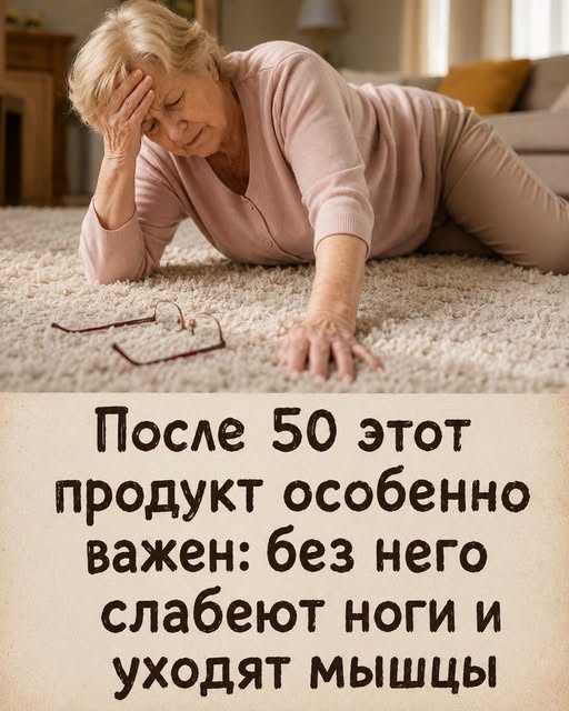 1 продукт, без которого ноги быстро откажут и мышцы исчезнут: после 50 ешьте обязательно 