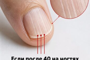 Если после 40 лет на ногтях появились такие линии, это явный признак того, что… Смотрите первый комментарий