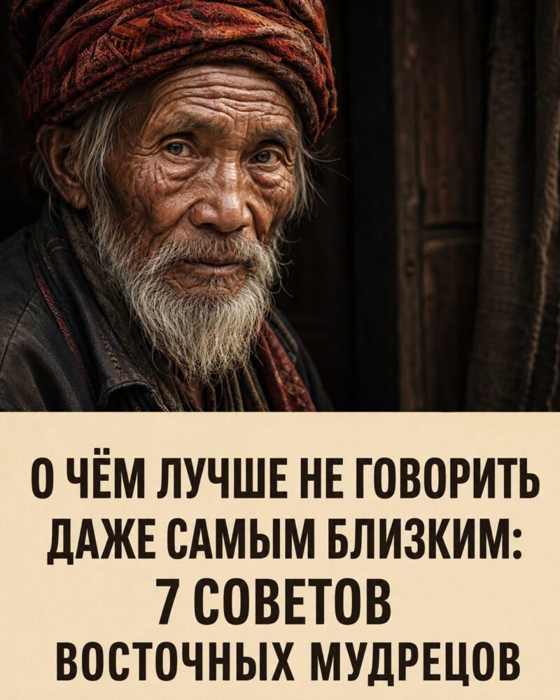 Об этом лучше не рассказывать даже самым близким: 7 мудрых наставлений восточных старцев 