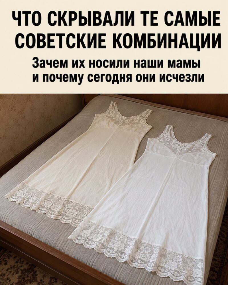 «Комбинация». Зачем советские женщины носили этот предмет гардероба и что с ним происходит сегодня — рассказываю в первом комментарии