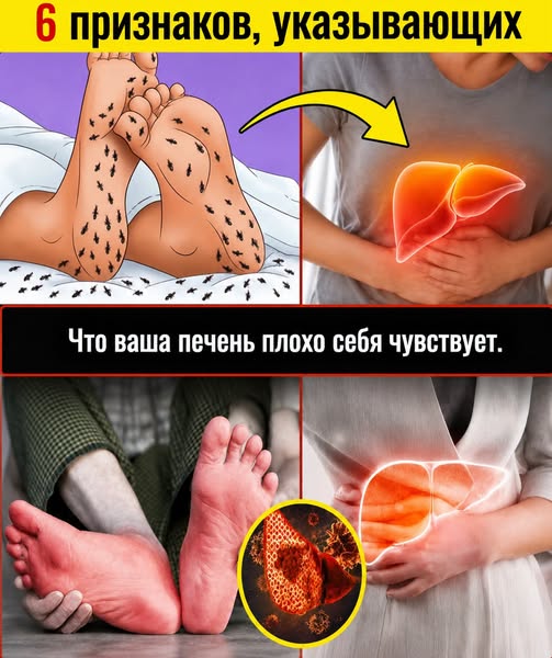 Что ваши ступни расскажут о вашей печени.