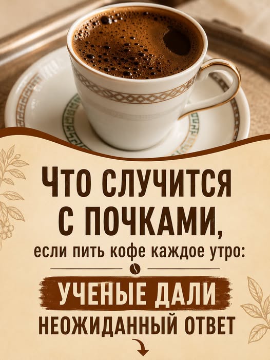 Что случится с почками, если пить кофе каждое утро: ученые дали неожиданный ответ.