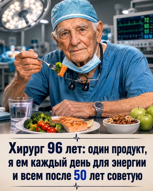 Хирург 96 лет: один продукт, я ем каждый день для энергии и всем после 50 лет советую