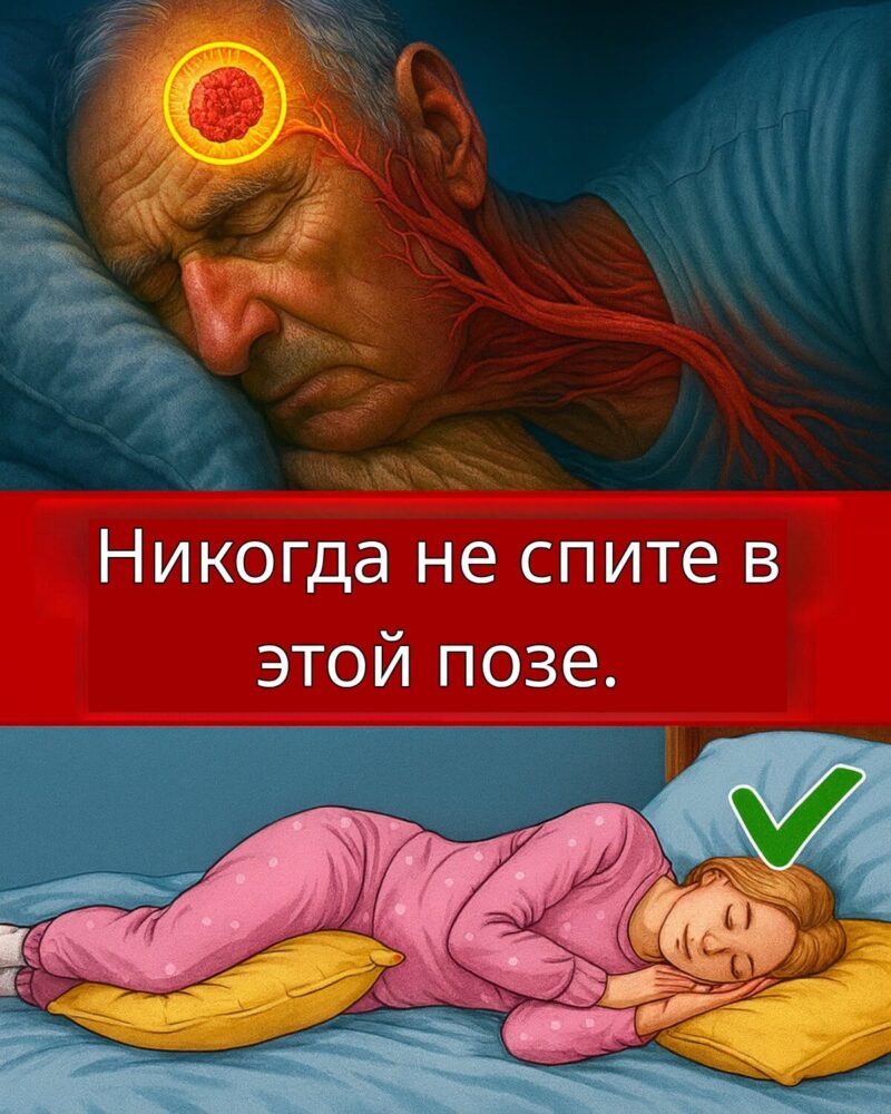 Пенсионеры: эта поза для сна повышает риск инсульта