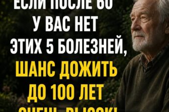 Если к 60 годам у вас нет этих 5 заболеваний, шансы дожить до 100 лет значительно выше!