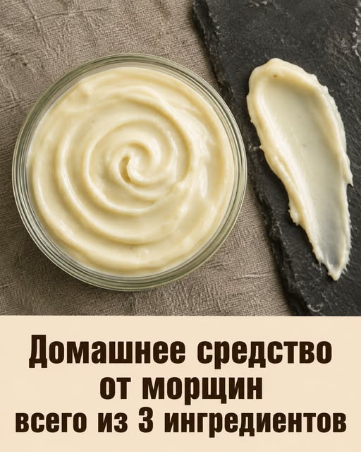 А что, если сократить морщины дома всего с помощью 3 натуральных ингредиентов? 🌿🧴 Это гораздо больше, чем просто крем: домашнее средство питает, увлажняет и освежает кожу за считанные минуты