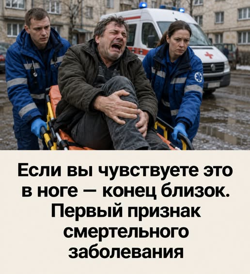 Если вы чувствуете это в ноге — конец близок. Первый признак смертельного заболевания
Делюсь в первом комментарии